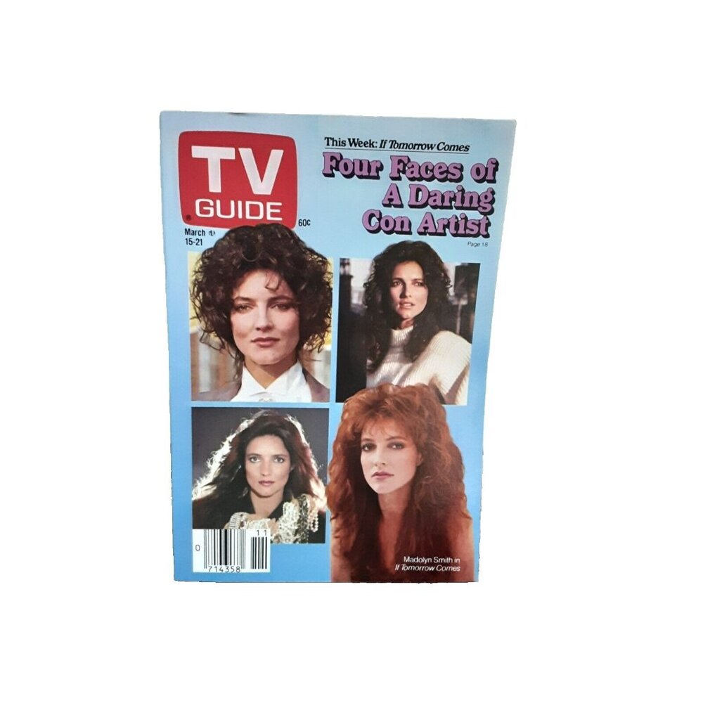TV Guide March 1986 Madelyn Smith If Tomorrow Comes San Diego Edition